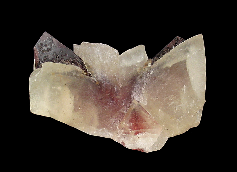 Mariposa Calcite with Hematite, Santa Eulalia District, Municipio de Aquiles Serd&aacute;n, Chihuahua, Mexico